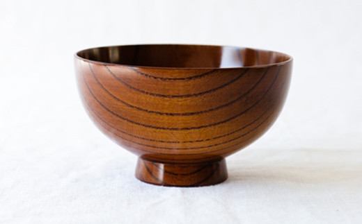 小田原漆椀ケヤキ 中　【お椀 食器 木 雑貨 汁椀 小田原漆器 プレゼント おしゃれ 日本製 神奈川県小田原市 】
