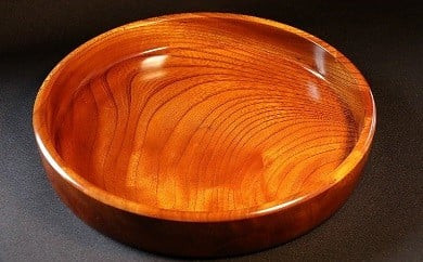 小田原漆器　1尺1寸　茶盆【漆塗り 国産天然木 おしゃれ プレゼント 記念 お祝い ふっくらとしたデザイン 木製食器 日用品 キッチン用品 木製 直径320mm×高さ45mm 小田原漆器 神奈川県 小田原市 】