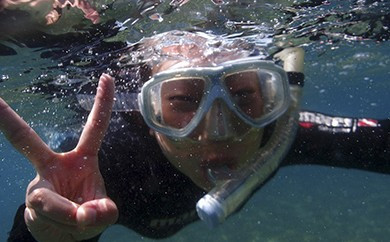 海の中をのぞいてみよう！シュノーケリング教室