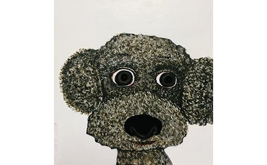 アーティストが『愛しいペットのポートレート』描きますサムホールサイズ スクエア 227×227mm【アート サムホールサイズ　油絵 横井山泰 美術 作家  227×227mm スクエア 神奈川県 小田原市 】