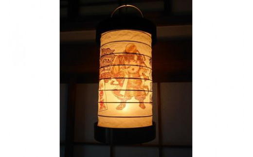 ゆらぎLEDちょうちん　北条氏康（三代）【ゆらぎ 提灯 ちょうちん LED電球 和紙 やわらかい灯り 最新技術 ゆらぐＬＥＤ電球 炎のよう 小田原型ちょうちん リアルキャンドルLEDランプ 神奈川県 小田原市 】