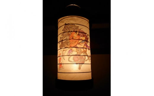 ゆらぎLEDちょうちん　風魔小太郎【ゆらぎ 提灯 ちょうちん LED電球 和紙 やわらかい灯り 最新技術 ゆらぐＬＥＤ電球 炎のよう 小田原型ちょうちん リアルキャンドルLEDランプ 神奈川県 小田原市 】