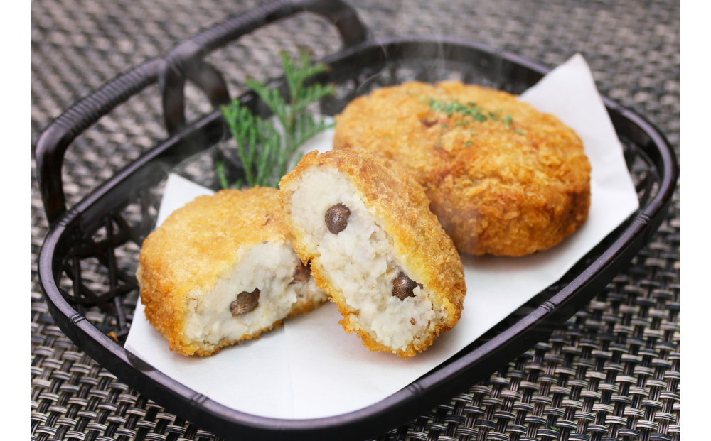 むかご入り自然薯コロッケ10個セット