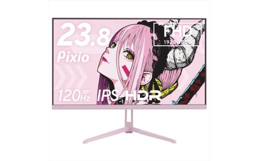 Pixio ゲーミングモニター 23.8インチ FHD 120Hz IPS ピンク PX246WAVEK