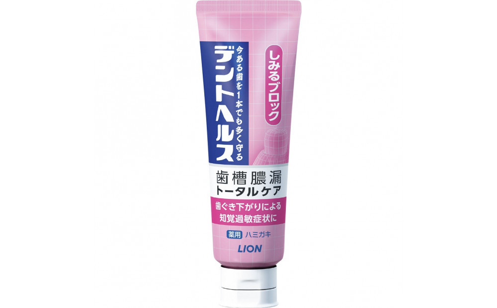 ライオン デントヘルス薬用ハミガキしみるブロック85ｇ（医薬部外品）×１０個