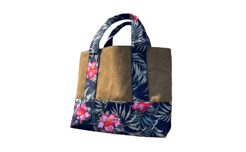 UPfire Aloha Tote（アロハトートバッグ）ファッション かばん トートバッグ アロハ柄 消防服 リユース リメイク 神奈川県 茅ヶ崎市