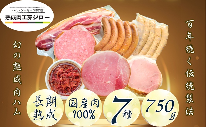 【ふるさと納税】【3か月定期便】国産 熟成肉 ハム プレミアムギフトB 詰め合わせ ロースハム ボンレスハム ベーコン あら挽きウインナー ボロニアソーセージ 黒毛和牛 コンビーフ 神奈川県 茅ヶ崎市