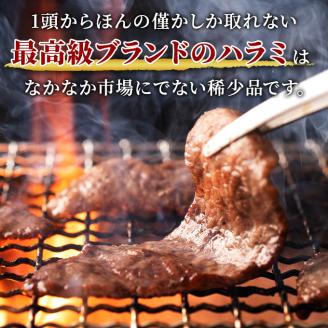 牛肉 焼肉 冨士屋牛肉店 最高級ブランド 黒毛和牛 ハラミ 塩麹漬け 500g 自家製加工 牛和牛 肉 お肉 塩こうじ