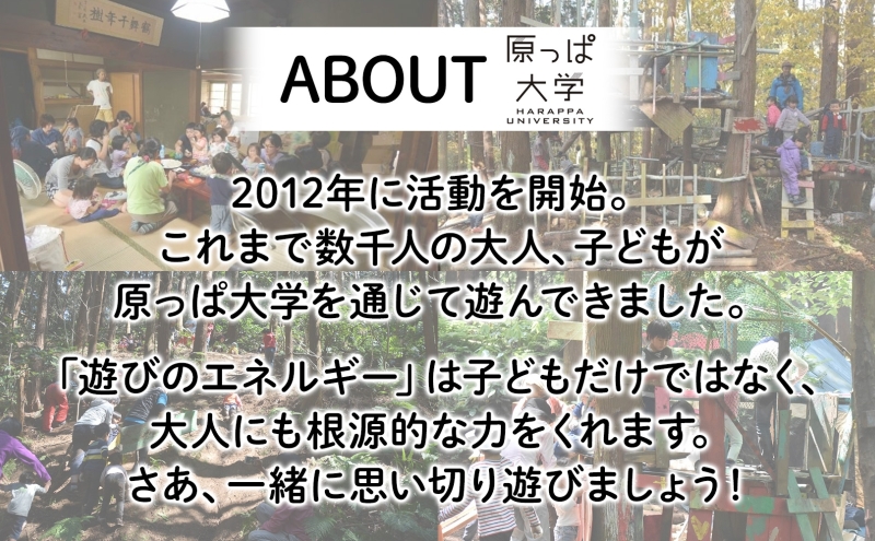 原っぱ大学 割引チケット 15000円分 体験 チケット フィールドワーク レジャー お出かけ スポット 親子体験 リフレッシュ デジタルデトックス リトリート 山 海神奈川県 逗子市