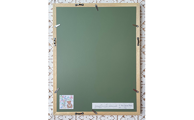 絵本作家おまたたかこ　ジークレー版画「Rose Garden Forever」