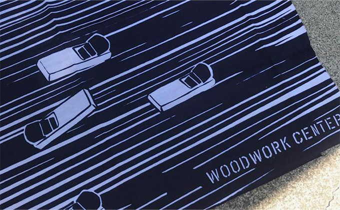 WWC　オリジナル手ぬぐい『鉋（かんな）』