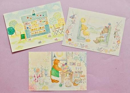 おまたたかこ サイン入り絵本2冊セット（ポストカード付き）