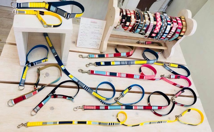 だぁびぃ工房 オリジナル カラー＆リードセット 犬 愛犬 わんこ カラー 首輪 ワンタッチカラー セミチョークカラー リード オリジナル カスタマイズ バリエーション 選べる トレーニング 送料無料 神奈川県 逗子市