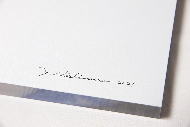 zushi art gallery西村陽一郎写真作品　アクリルブロック「貝殻B（横型）」