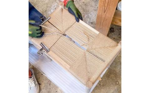 ペーパーコードスツール（ナチュラル）【ナチュラル】