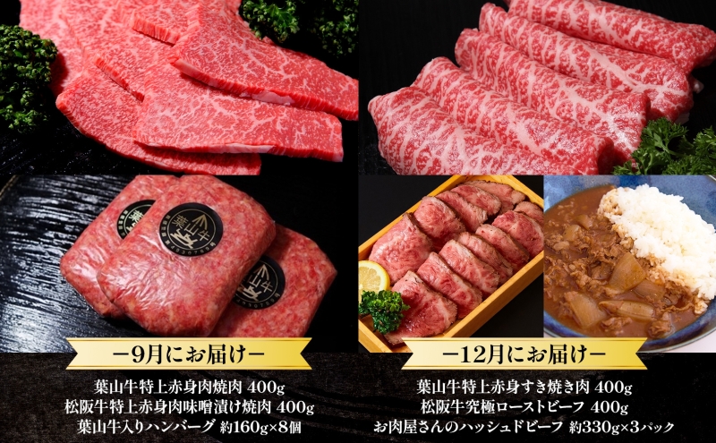 全4回定期便 冨士屋牛肉店 葉山牛 四季のプレミアムセットB 黒毛和牛 和牛 牛 牛肉 赤身 セット 詰め合わせ 焼き肉 焼肉 BBQ スライス 塩麹 ステーキ ビーフシチュー ハンバーグ ローストビーフ お取り寄せグルメ 送料無料 神奈川県 逗子市