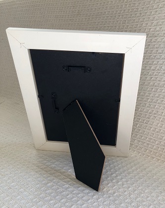 フレーム入り版画「インコとお花」　絵本作家おまたたかこジークレー版画