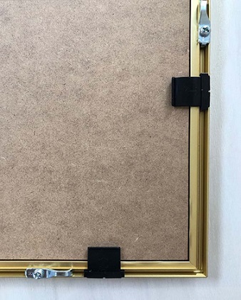 白木フレーム入り版画「小鳥たち」絵本作家おまたたかこジークレー版画