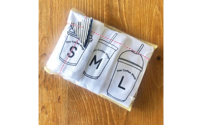 3人兄弟姉妹でおそろい/コーヒーカップ S×M×L プリント/ Tシャツ3枚組ギフトセット【出産祝い・誕生日・ギフト・プレゼント】（80cm×110cm×120cm）