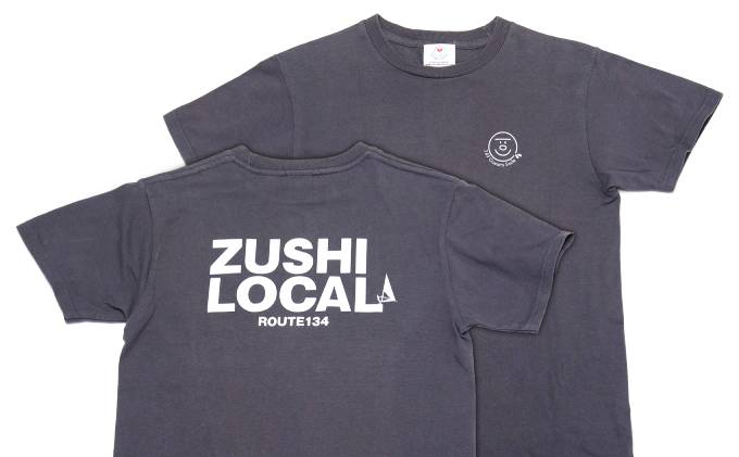 逗子オリジナルＴシャツ　（ＺＵＳＨＩ　ＬＯＣＡＬ）　デニムカラーＳ