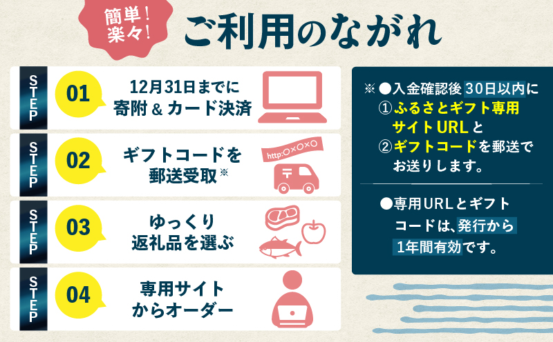 あとからセレクト【ふるさとギフト】4万円　M000-004