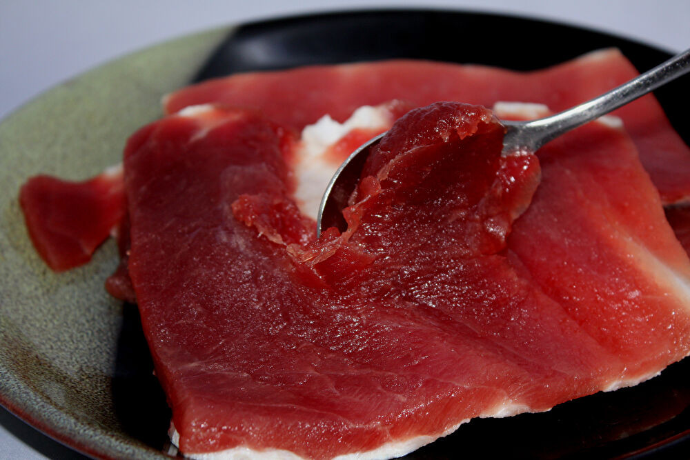 ＜希少部位＞天然三崎まぐろ骨付き中落ち3kg★数量限定★　M005-012