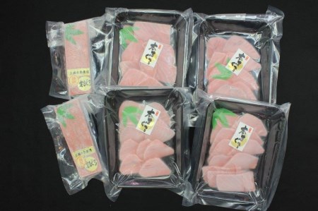 【定期便】天然本鮪詰合せ 4回配送　M007-T08