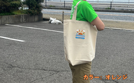 第39回 三浦国際市民マラソン大会 記念グッズ【オリジナルトートバッグ】（ロゴ枠：オレンジ）　M037-009-05