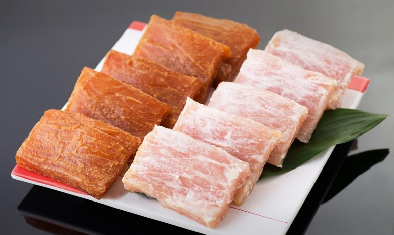 【素材にこだわる 羽床総本店】特上めかじき味噌漬・粕漬詰合せ 10切入（bc2410）　M019-007-02