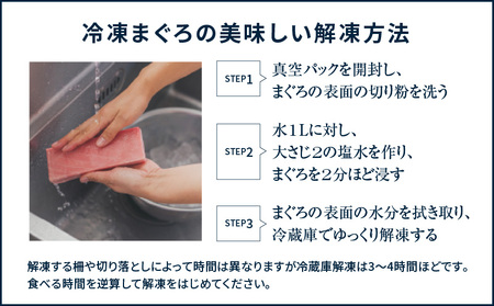 【至福のひと時】天然目鉢まぐろ 1kg（大トロ200g、中トロ400g、赤身400g）　M020-026-01