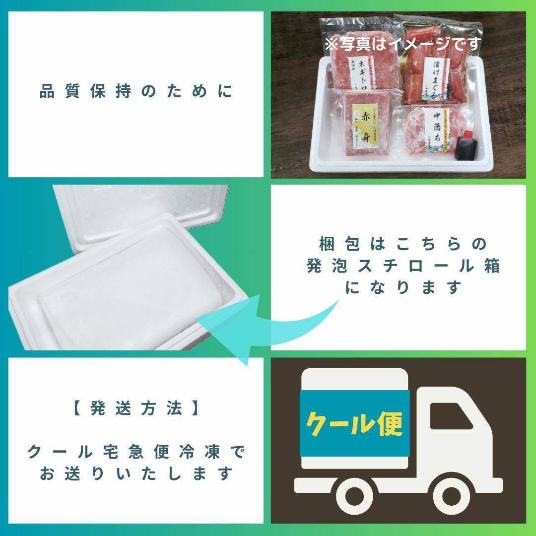 三崎港直送 無添加ネギトロ 2人前セット　M078-005-01