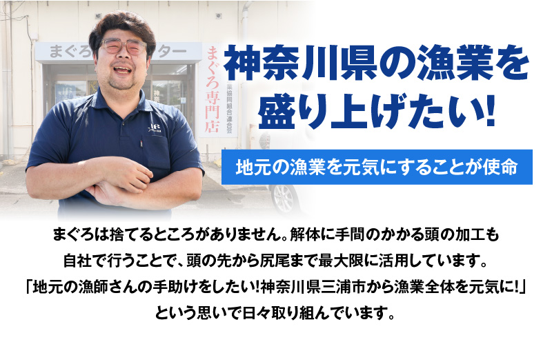 【神奈川県漁連】＜小分けパックで使いやすい＞天然三崎まぐろ 漬け10P＆タタキ10P　M077-001