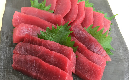 目鉢まぐろ 大トロ炙りと赤身柵セット　M005-008