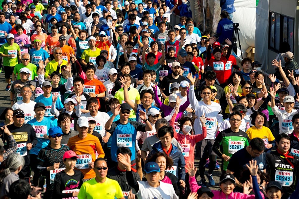 第38回2023三浦国際市民マラソンオリジナルトートバッグ（オレンジ）　M037-003-01