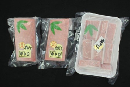 【定期便】天然本鮪詰合せ 4回配送　M007-T08