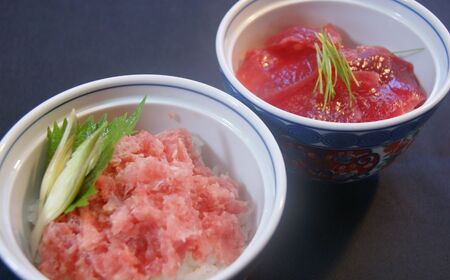 三崎の天然まぐろ赤身 800g・ねぎとろ 100g×5パック（500g）セット　M024-002