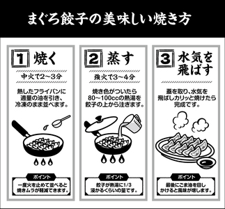 ヘルシー！まぐろ餃子【三崎のまぐろ】　M092-001