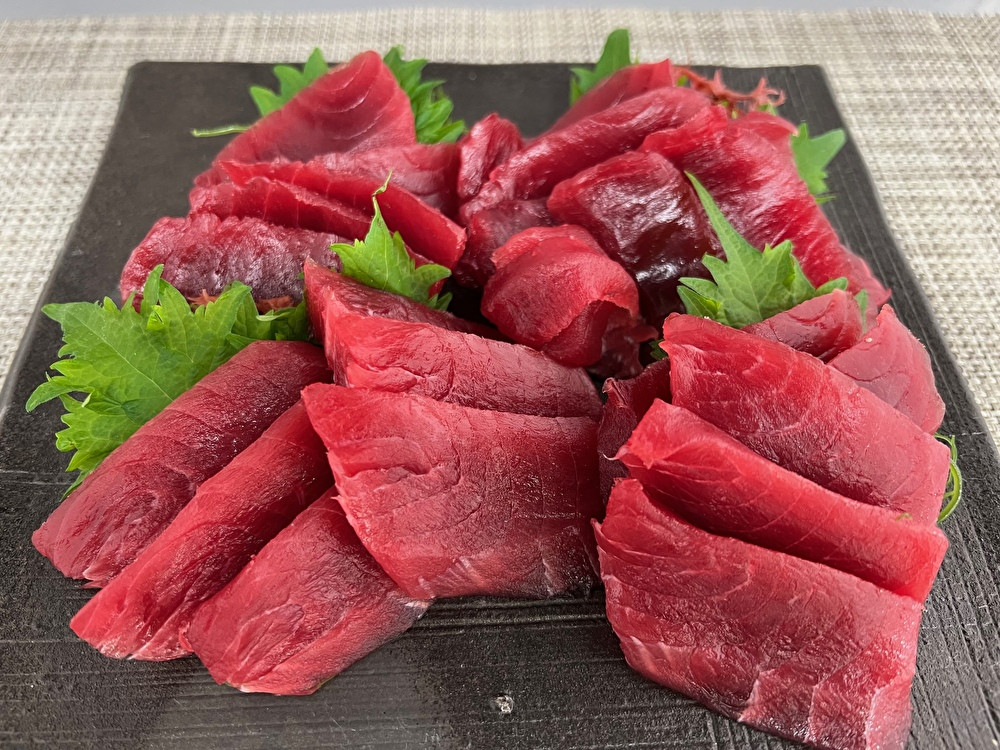 【上質】天然本まぐろ赤身2柵【なめらか】　M005-001