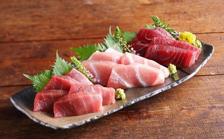 【全5回定期便】天然！三崎まぐろ大トロ・中トロ・赤身 お刺身　M005-T02