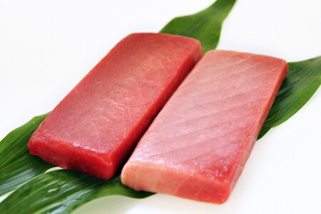 王道！！特選目鉢まぐろ中トロ赤身セット　M006-009