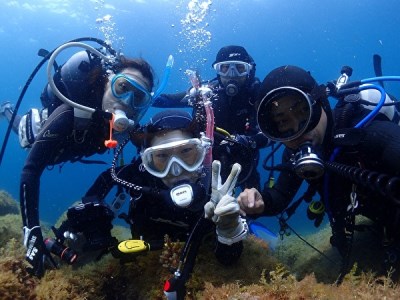 三浦半島城ヶ島でPADIオープンウォーターライセンス取得　M064-005