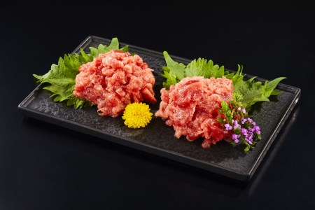 料亭の味をご自宅で、マグロの目利き名人宮川輝雄が送る 逸品のマグロ すき身セット　M071-001