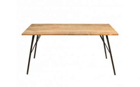 gleam 古民家の古材ダイニングテーブル150(ホワイトウォッシュ)