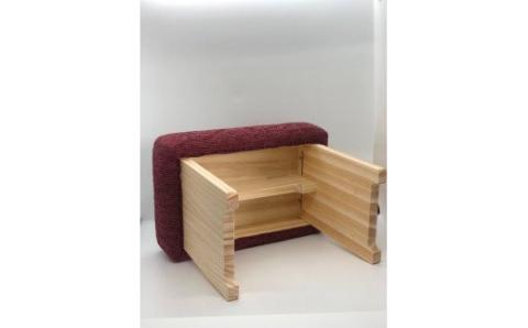 まくら・ちょい掛け椅子（レッド）