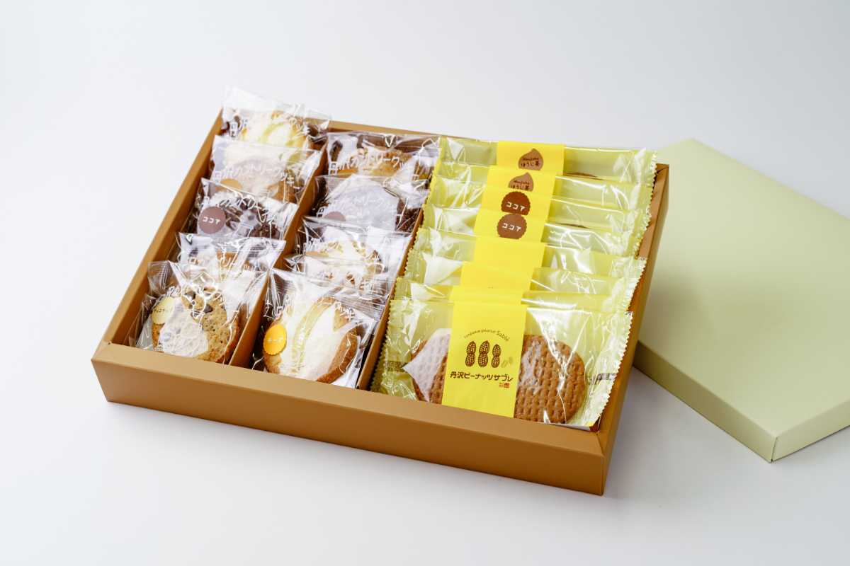 丹沢ピーナッツサブレ・クッキー詰合せ（18枚入）