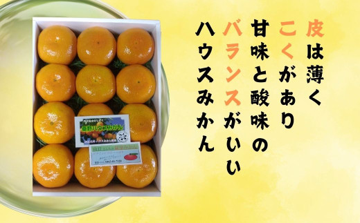 【先行予約！７月以降順次発送】甘いハウスみかん（1.5～5㎏) 1.5kg