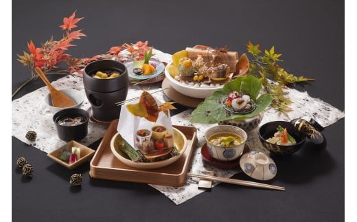 元湯陣屋の日帰り温泉と桐会席プラン（日帰り・2名様）【補助券にも使用可】