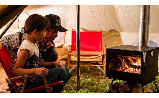 アウトドア用薪ストーブ（ポータブルスタンド付き）ＳＥＴ