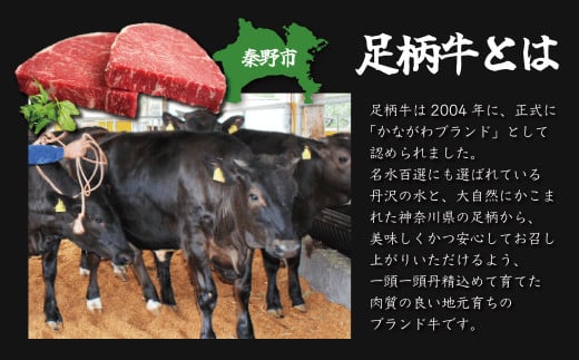 秦野市産足柄牛モモステーキ 4枚(800g)