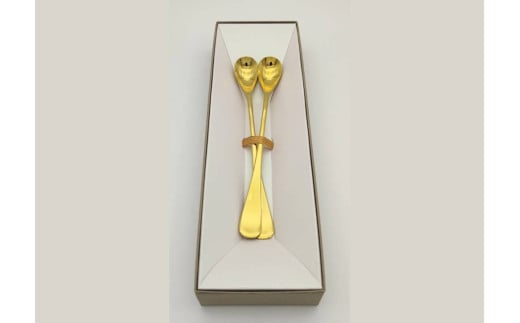 ゴールド！パフェスプーン２本